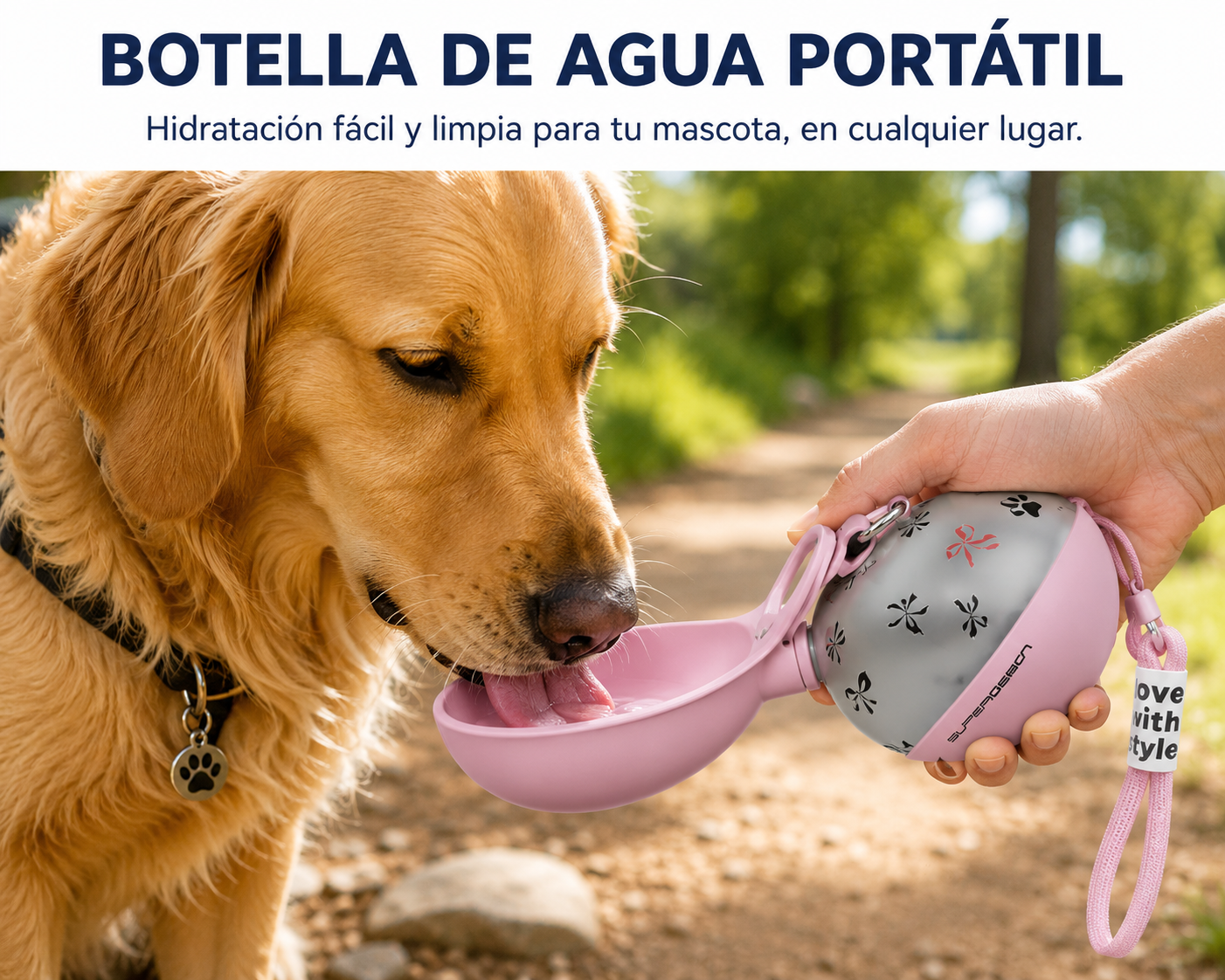 Botella Portátil para Mascotas™