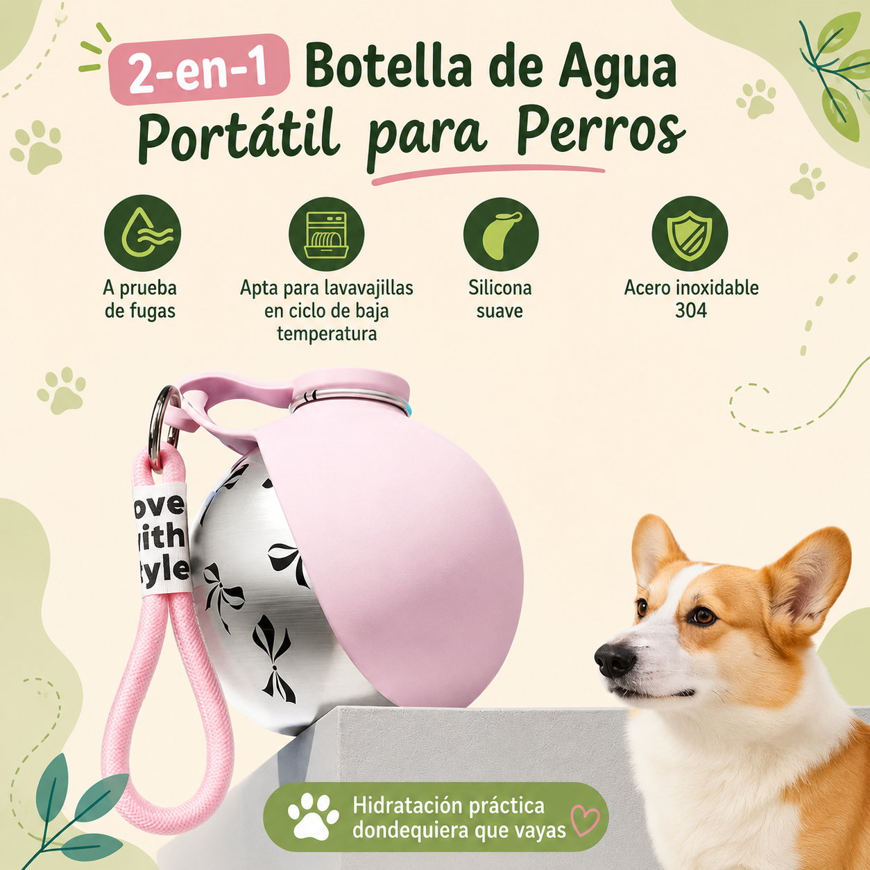 Botella Portátil para Mascotas™
